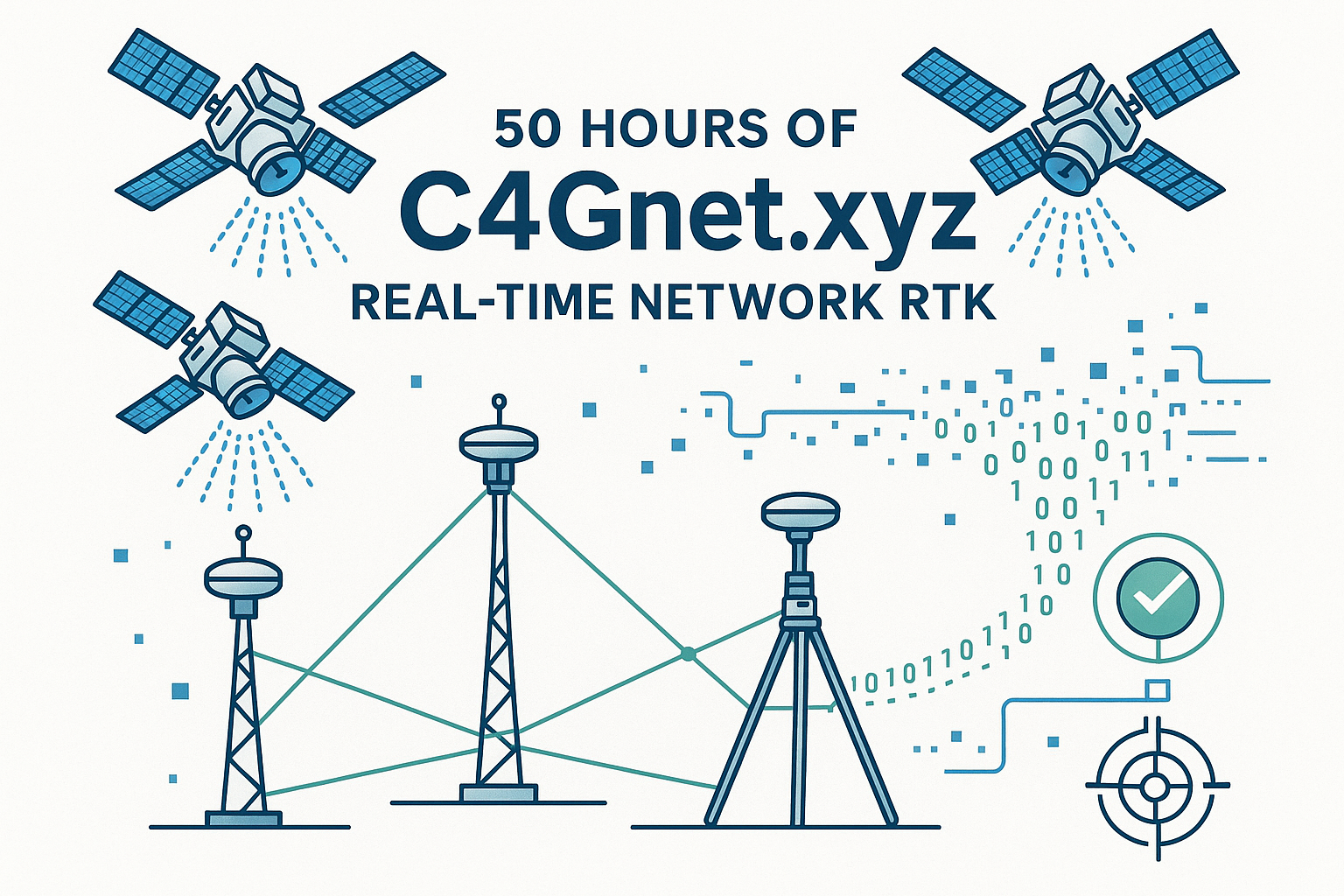 50 Hours of C4Gnet.xyz Real-Time Network RTK
